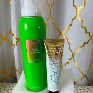 NWT - Bath and Body Works - Waikiki Beach Coconut and At the Beach
